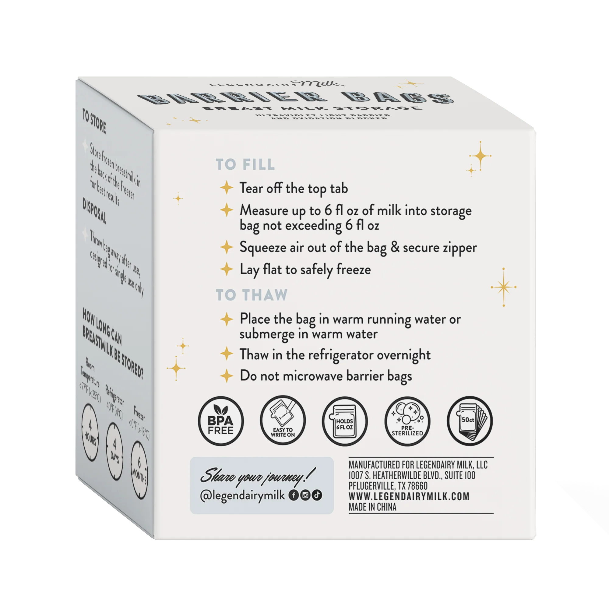 Barrier Bags for Breast Milk Storage - Image 7