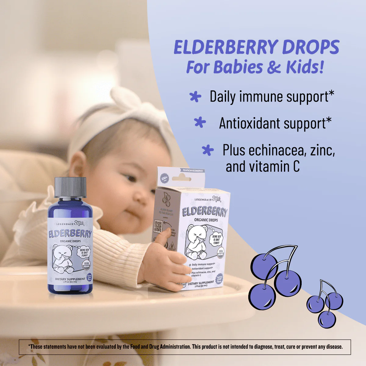 Organic Baby and Toddler Elderberry Drops - Image 3