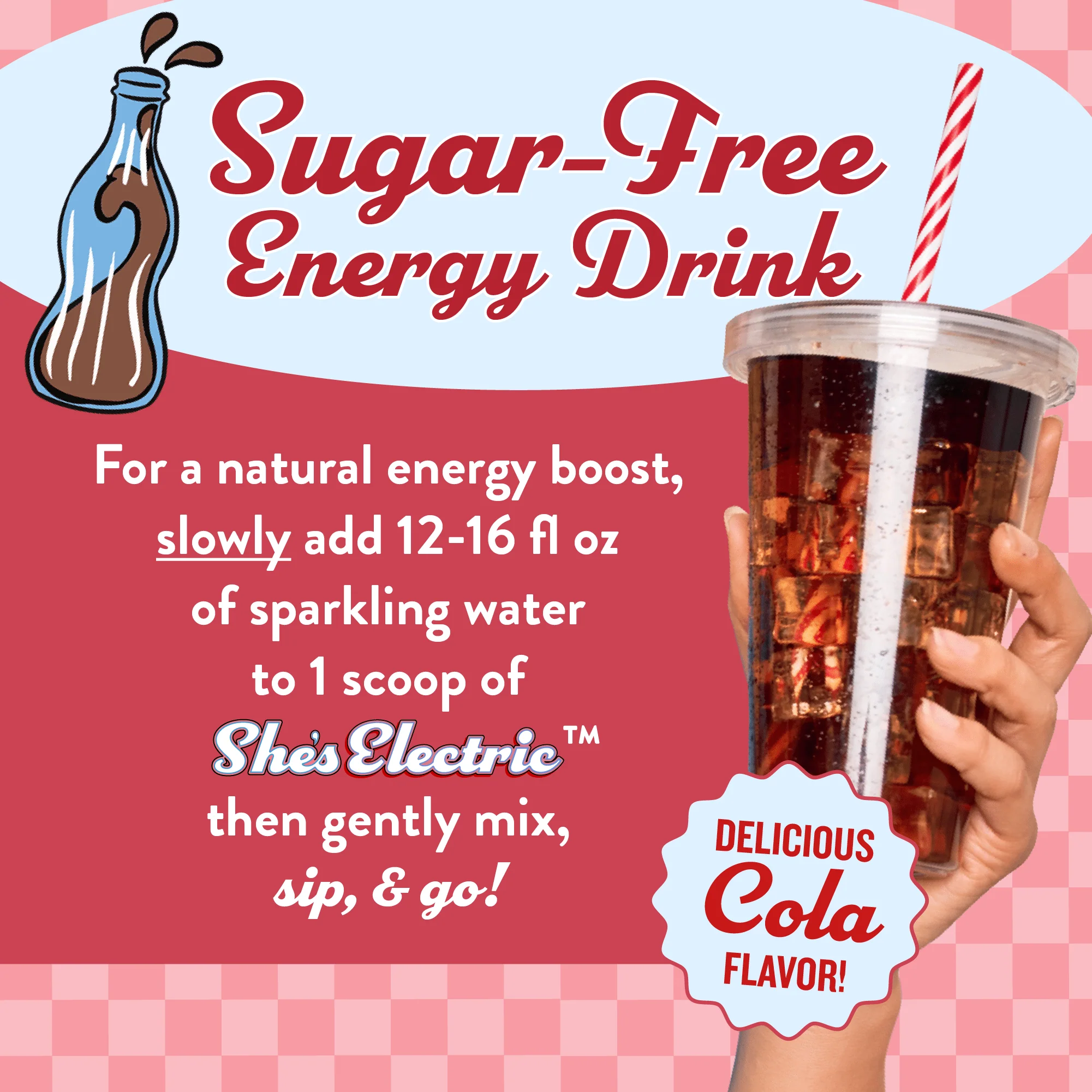 She’s Electric™ Cola Energy Drink Powder - Image 5